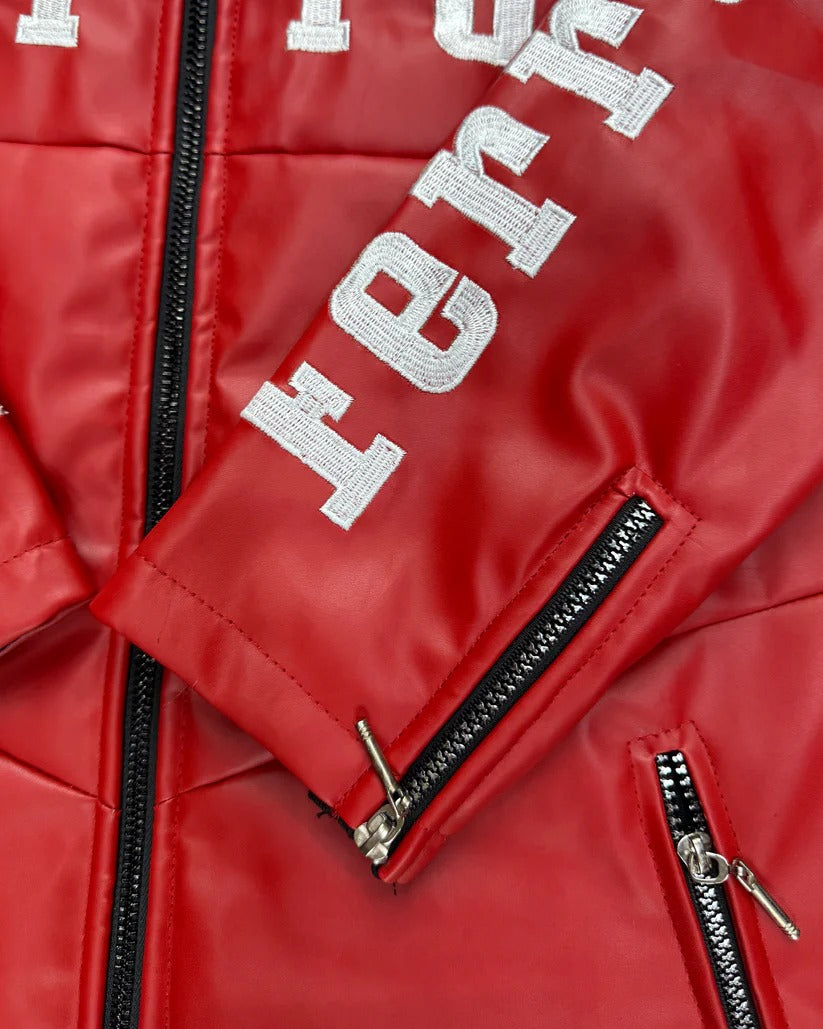 Ferrari LEATHER Jacket | RED