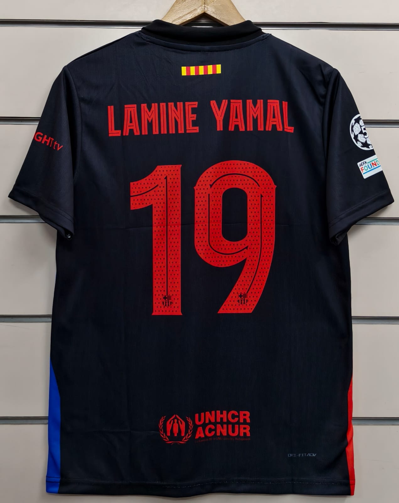 Fc Barcelona 2024-25 Away Jersey | Lamine Yamal | Half Sleeve| Black