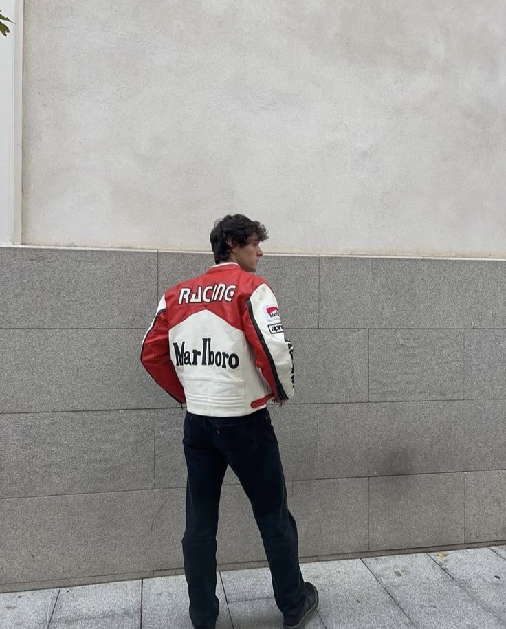 Marlboro Vintage White Leather Jacket – SLIKDRIP® Limited Drop