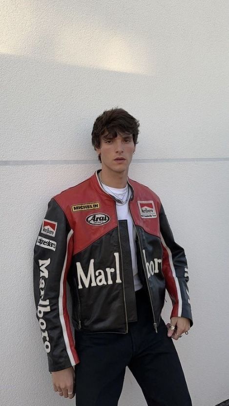 Marlboro Vintage Black Leather Jacket – SLIKDRIP® Limited Drop